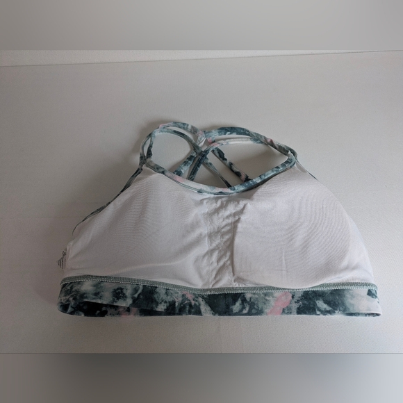 GAIAM WOMEN'S SPORT SHIVA BRA BERKLEY PRINT BRIGHT WHITE Size XL EUC - Picture 6 of 6